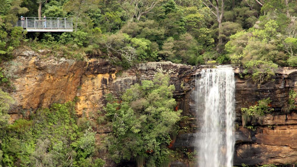 Fitzroy Falls - view from Jersey Lookout, West Rim Track. Image Credit: John Yurasek - DPIE